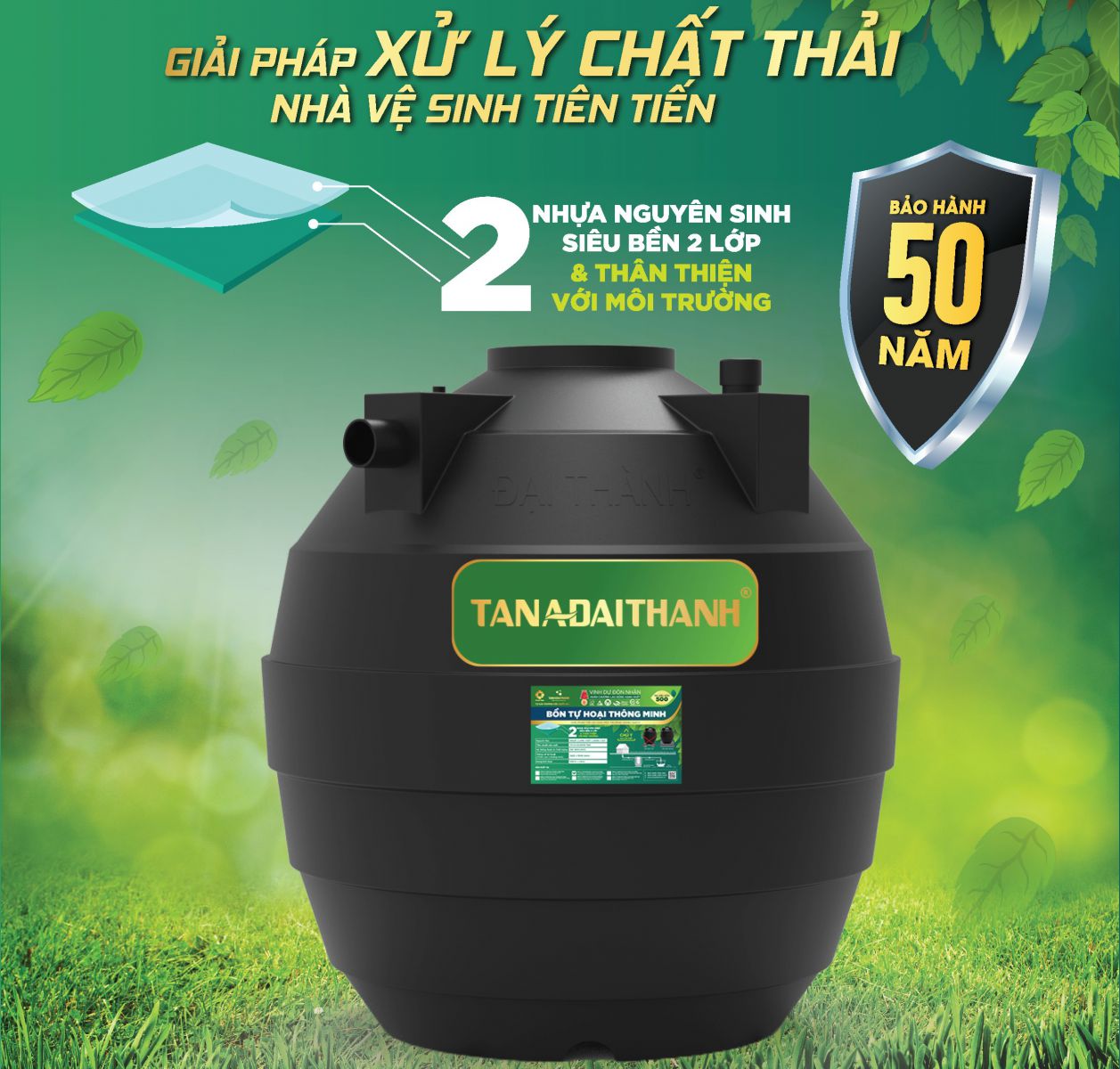 Bể phốt nhựa Tân Á Bể phốt nhựa Tân Á