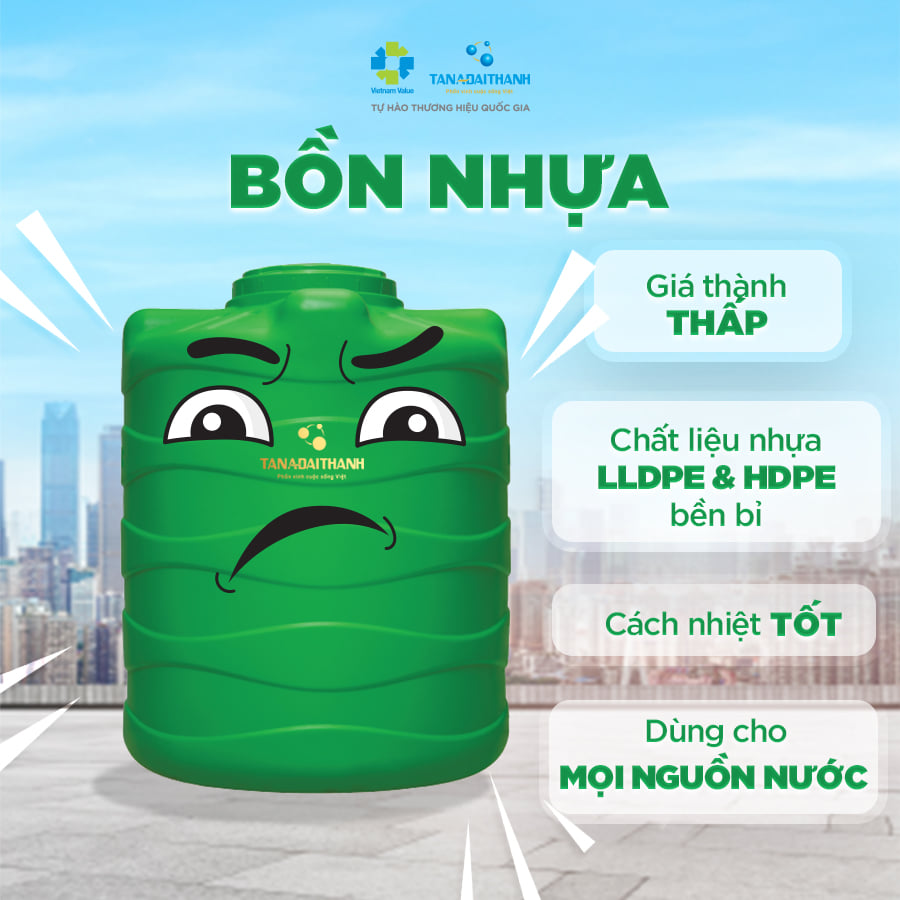 bồn nhựa Plasman Đại Thành bồn nhựa Plasman Đại Thành