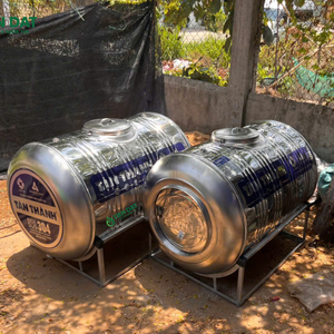 Công trình thực tế giao 2 bồn nước inox Tân Thành 500L chính hãng tại Hóc Môn