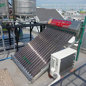 Công trình giao lắp đặt bộ máy NLMT Đại Thành Gold 160L - Máy hoạt động ổn định và cung cấp nước nóng an toàn