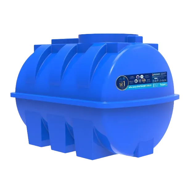 Bồn nước nhựa Đại Thành 2000L nằm