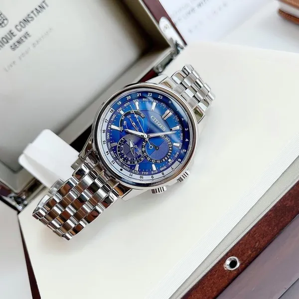 CITIZEN WORLD TIME MEN'S WATCH DIAL BLUE & RAY BU2021-51L