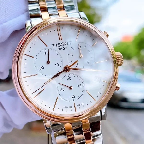 ĐỒNG HỒ NAM TISSOT CARSON PREMIUM CHRONOGRAPH T122.417.22.011.00