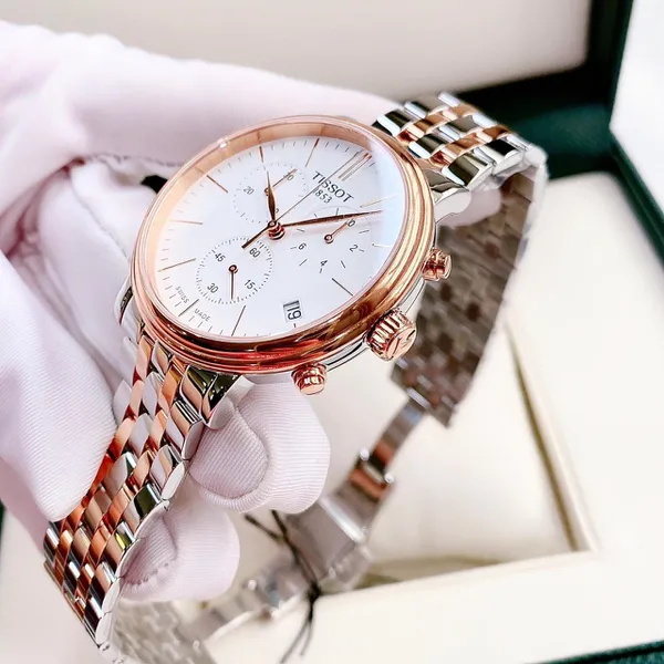 ĐỒNG HỒ NAM TISSOT CARSON PREMIUM CHRONOGRAPH T122.417.22.011.00