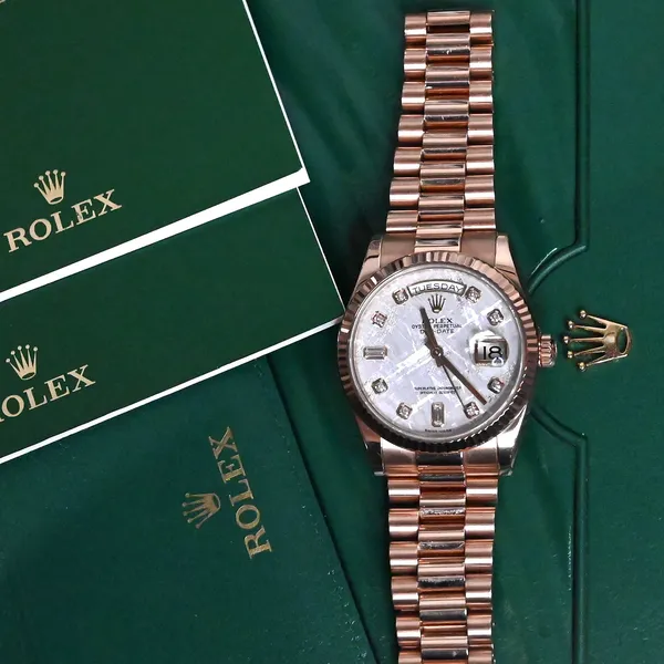 Rolex Day-Date 118235 Gibeon Meteorite