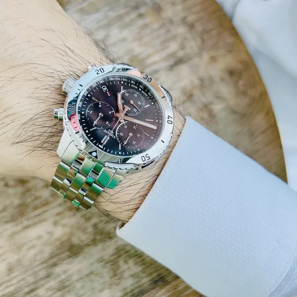 TISSOT T067.417.11.051.00 – NAM – KÍNH SAPPHIRE – QUARTZ (PIN) – DÂY KIM LOẠI