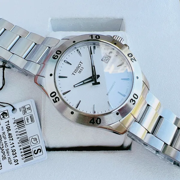 TISSOT V8 AUTOMATIC SILVER DIAL T106.407.11.031.01