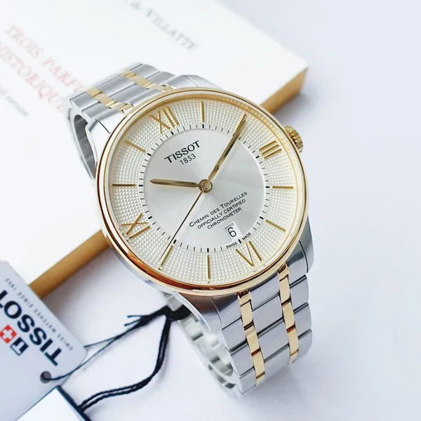 TISSOT CHEMIN DES TOURELLES CHRONOMETER DEMI GOLD - T0994082203800