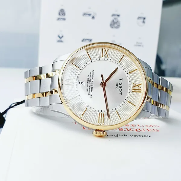 TISSOT CHEMIN DES TOURELLES CHRONOMETER DEMI GOLD - T0994082203800