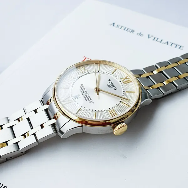 TISSOT CHEMIN DES TOURELLES CHRONOMETER DEMI GOLD - T0994082203800