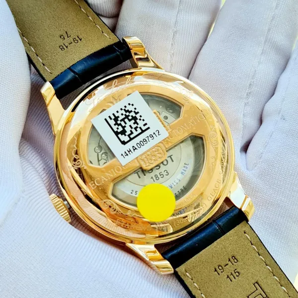 TISSOT LE LOCLE AUTOMATIC COSC CHRONOMETER BLACK DIAL BLACK LEATHER MEN'S WATCH  T006.408.36.057.00