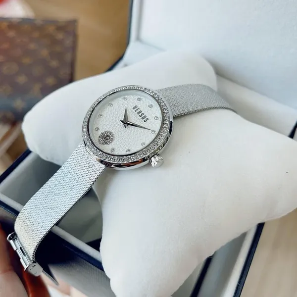 VERSUS VSPEN2821 BY VERSACE LEA SILVER TONE LADIES