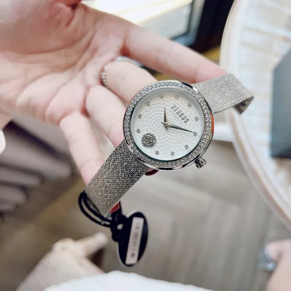 VERSUS VSPEN2821 BY VERSACE LEA SILVER TONE LADIES