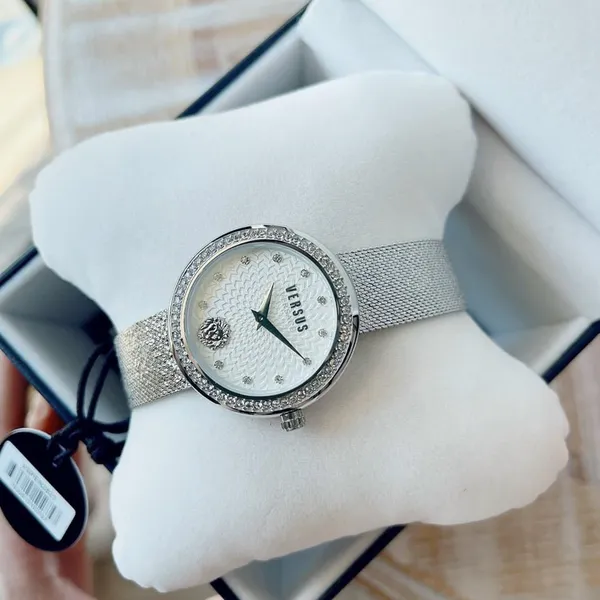 VERSUS VSPEN2821 BY VERSACE LEA SILVER TONE LADIES