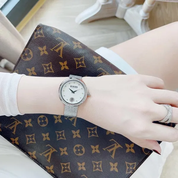 VERSUS VSPEN2821 BY VERSACE LEA SILVER TONE LADIES