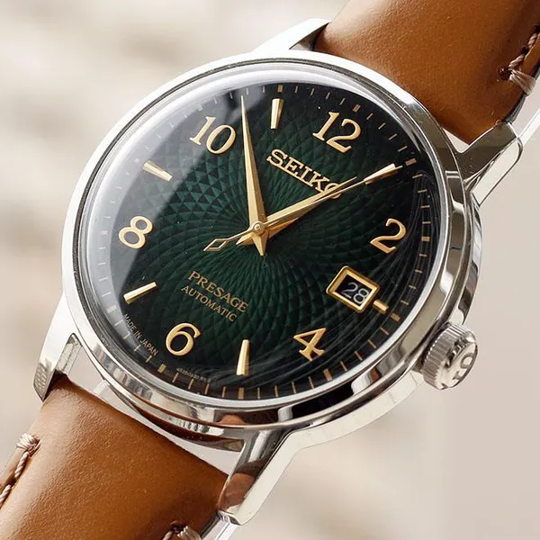 SEIKO PRESAGE Cocktail Bar Mojito Guilloche Style Pattern Dial: SARY167 _ SRPE45J1