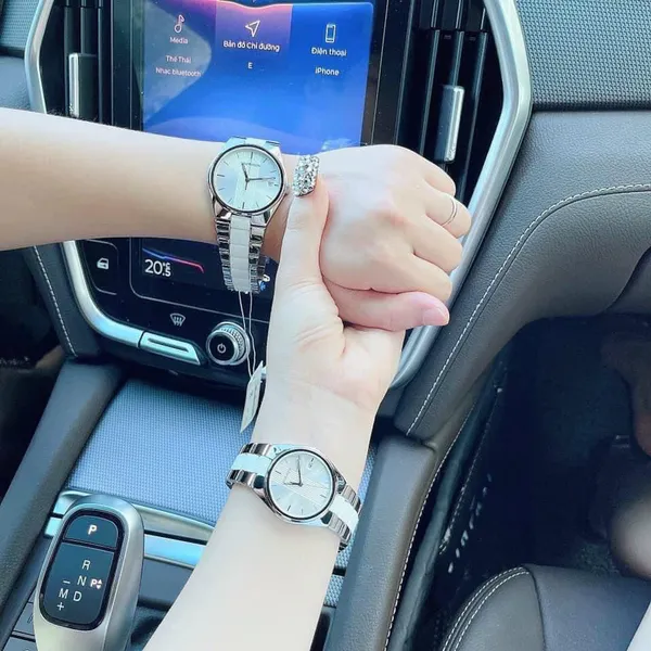 CALVIN KLEIN CONTRAST QUARTZ WATCH K9E231K6
