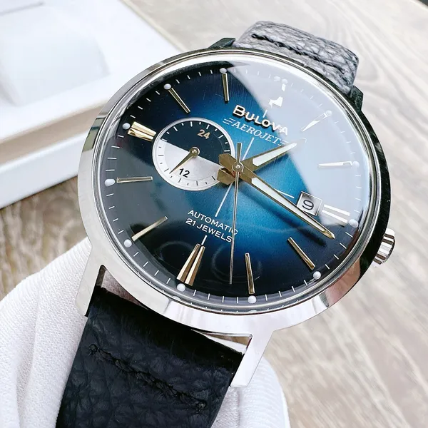 BULOVA Automatic Blue 96B374 - Mẫu kính cong đỉnh cao