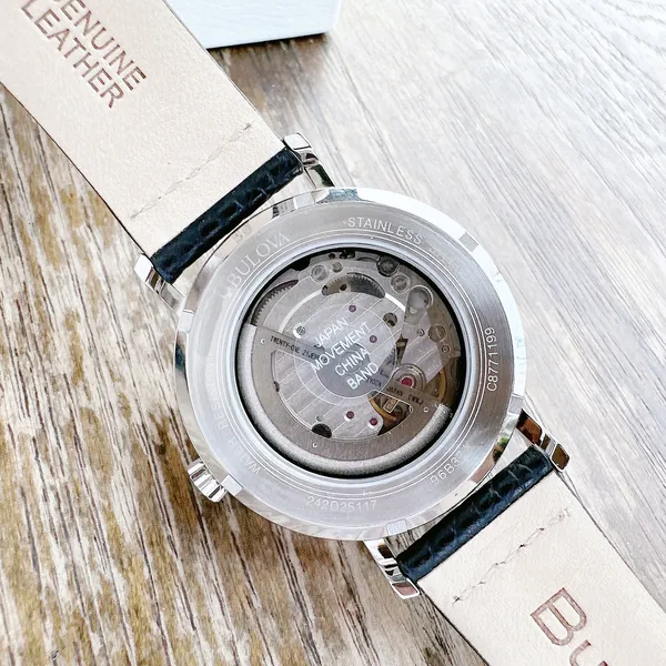 BULOVA Automatic Blue 96B374 - Mẫu kính cong đỉnh cao