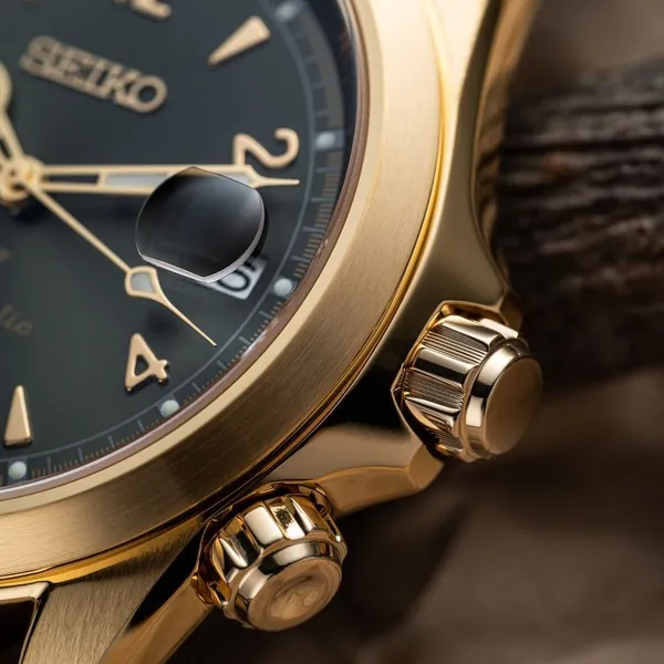 SEIKO PROSPEX ALPINIST SPB210J1 GREEN GOLD
