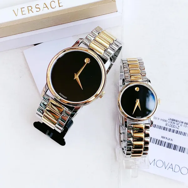 Movado Museum Classic Two-tone 2100016 - 2100018, đồng hồ cặp đôi