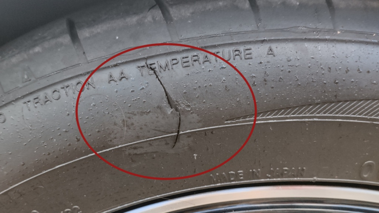 Những dạng hư hỏng thường gặp trên lốp xe