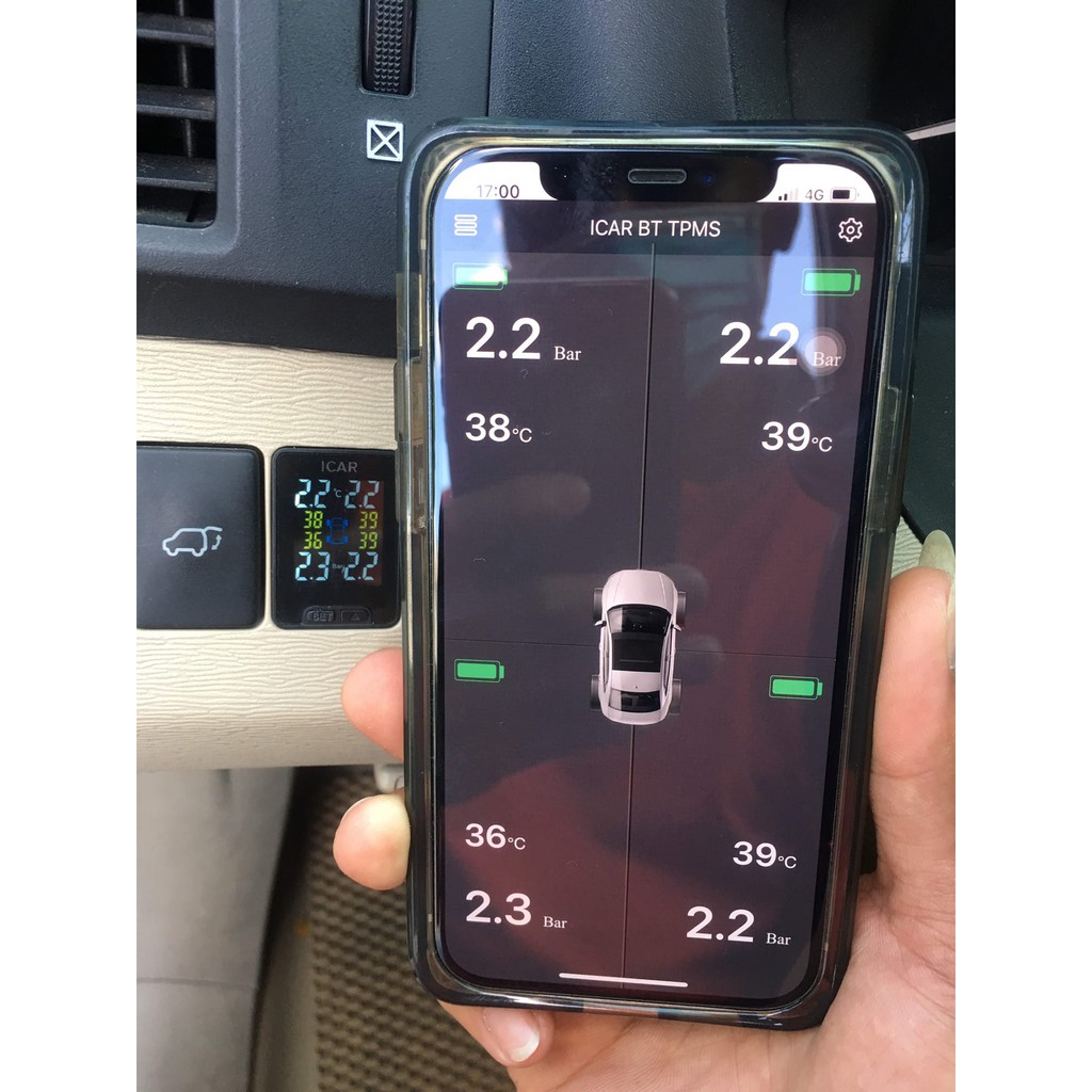 lắp cảm biên lốp