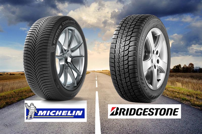 So sánh lốp Michelin và lốp Bridgestone