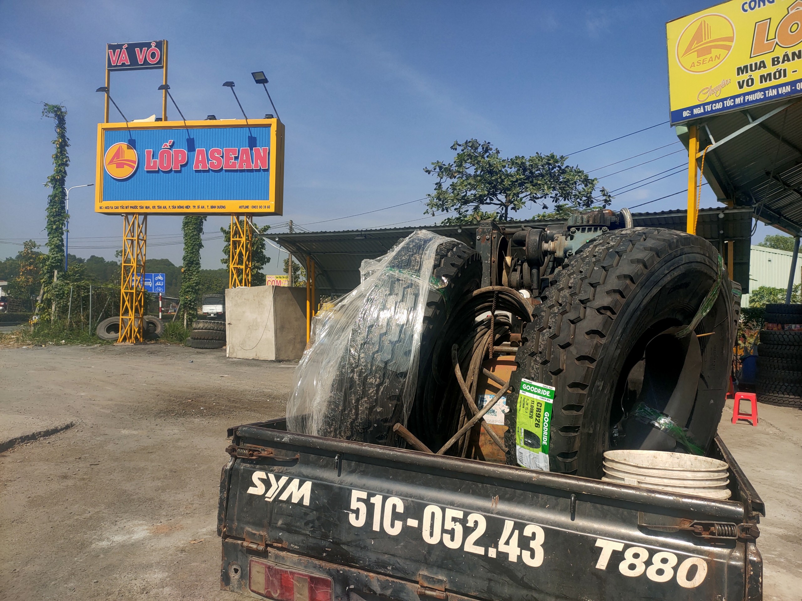 vá lốp lưu động bình dương