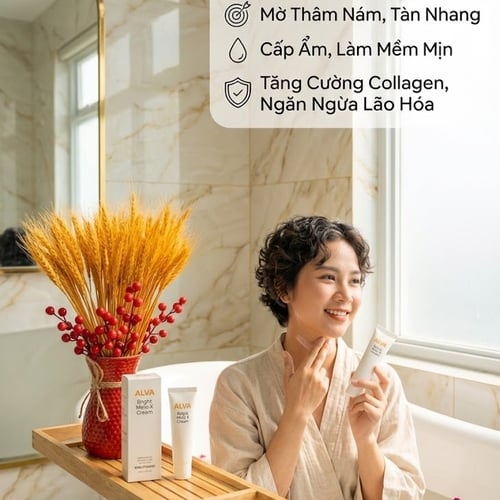 Kem Trắng da Alva Bright Mela-X Cream Hàn Quốc