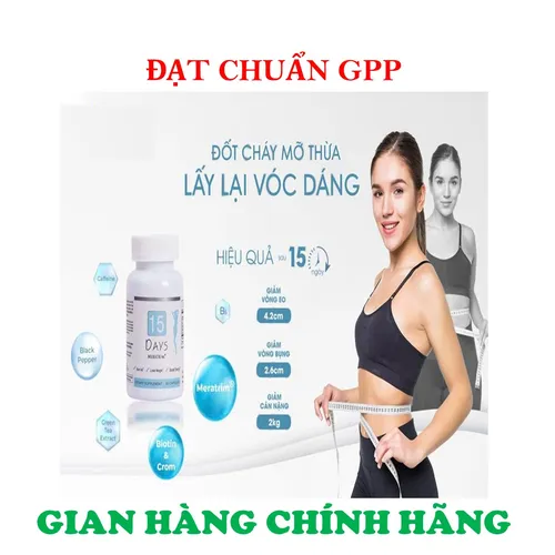 15 DAYS MERATRIM – VIÊN UỐNG GIẢM CÂN AN TOÀN – HIỆU QUẢ – NHẬP KHẨU MỸ CHÍNH HÃNG