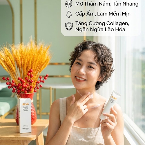 Kem Trắng da Alva Bright Mela-X Cream Hàn Quốc