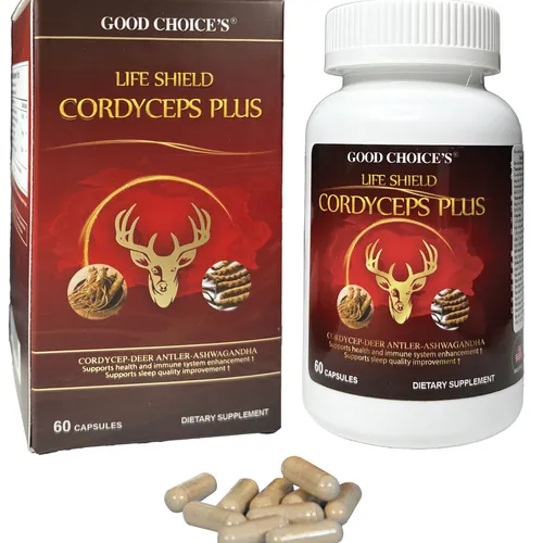 ĐÔNG TRÙNG HẠ THẢO LIFE SHIELD CORDYCEPS PLUS CỦA MỸ 60 VIÊN