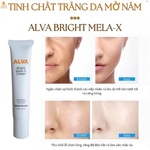 Kem Trắng da Alva Bright Mela-X Cream Hàn Quốc