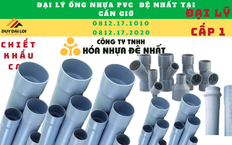Đại lý ống nhựa pvc đệ nhất tại Cần Giờ Đại lý ống nhựa pvc đệ nhất tại Cần Giờ