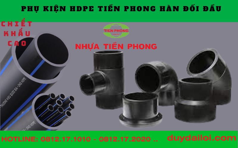 Phụ kiện ống hdpe hàn đối đầu Phụ kiện ống hdpe hàn đối đầu