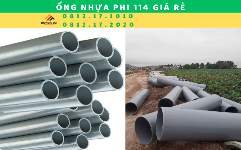 Ống nhựa PVC D114 giá rẻ Ống nhựa PVC D114 giá rẻ