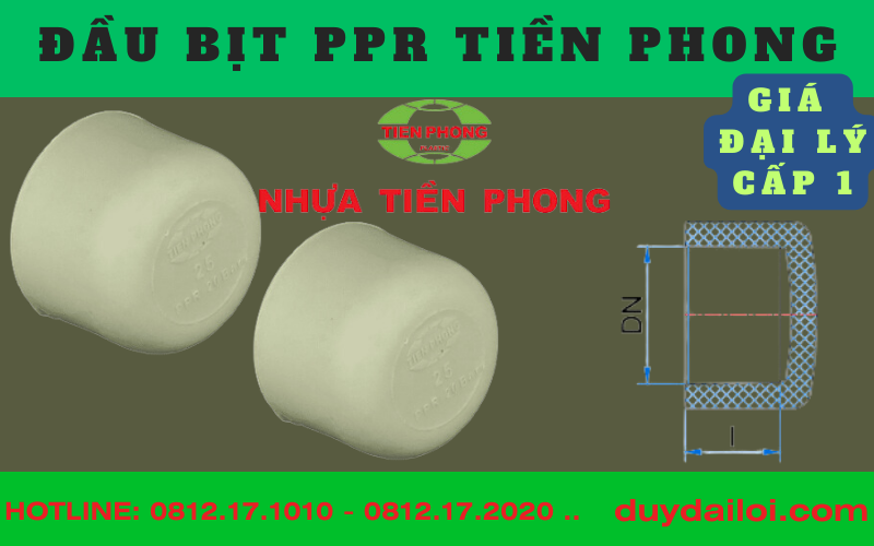 Đầu bịt  ppr Tiền phong Đầu bịt  ppr Tiền phong