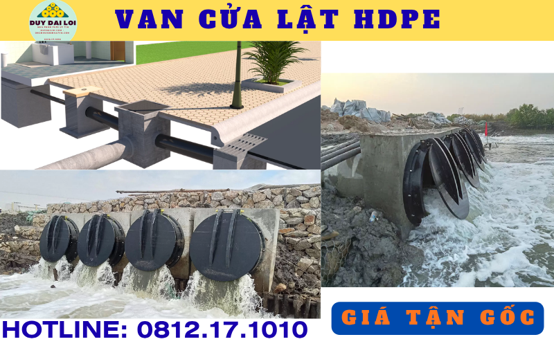 Các ứng dụng phổ biến của van cửa lật HDPE