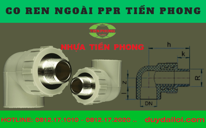 Co ren ngoài ppr Tiền phong Co ren ngoài ppr Tiền phong