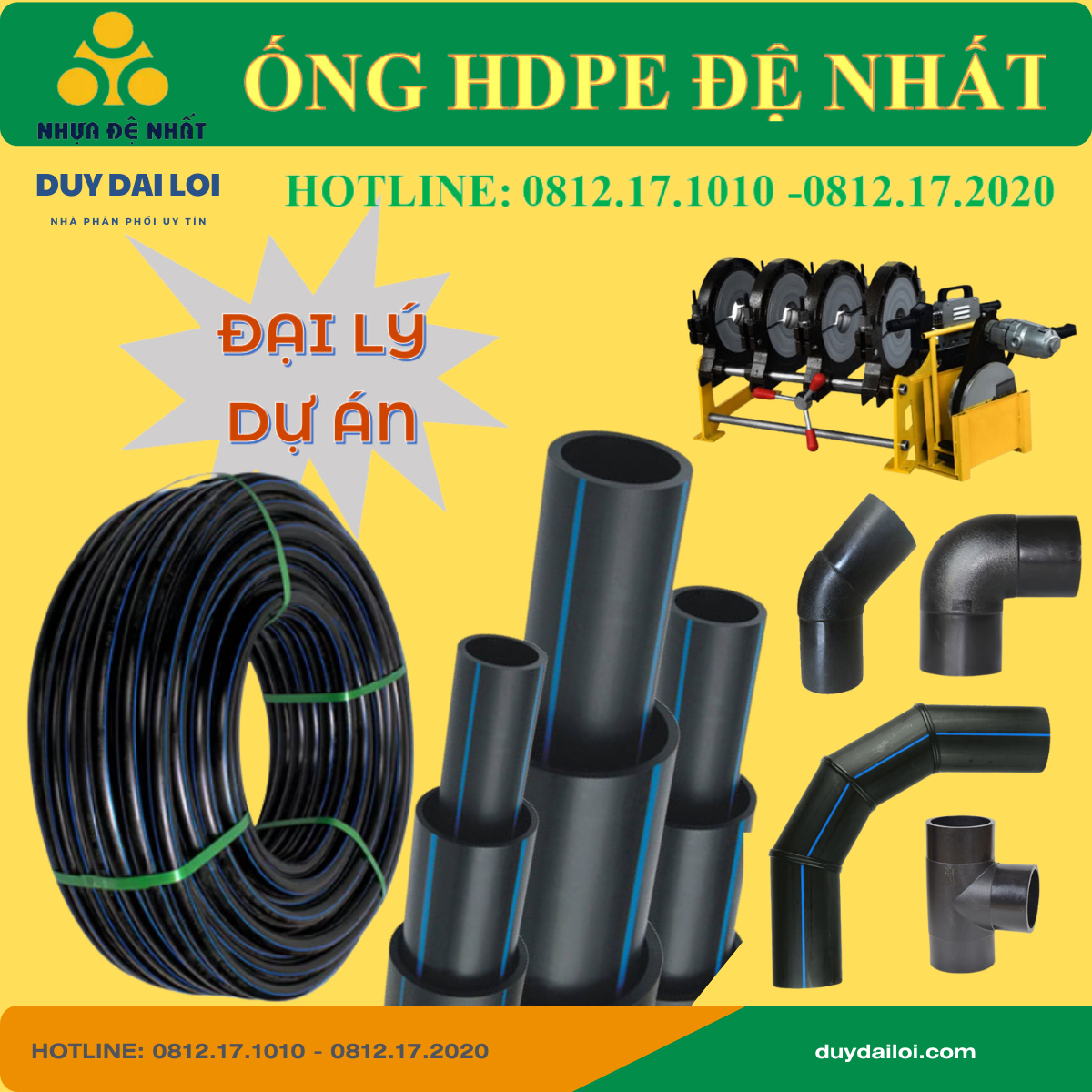 Đại lý ống nhựa đệ nhất