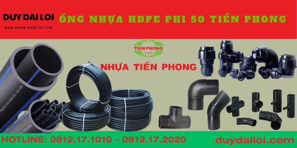 Ống HDPE 50 Tiền Phong Ống HDPE 50 Tiền Phong