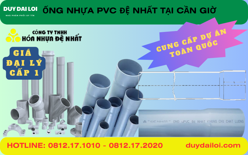 Đại lý ống nhựa đệ nhất tại cần giờ Đại lý ống nhựa đệ nhất tại cần giờ