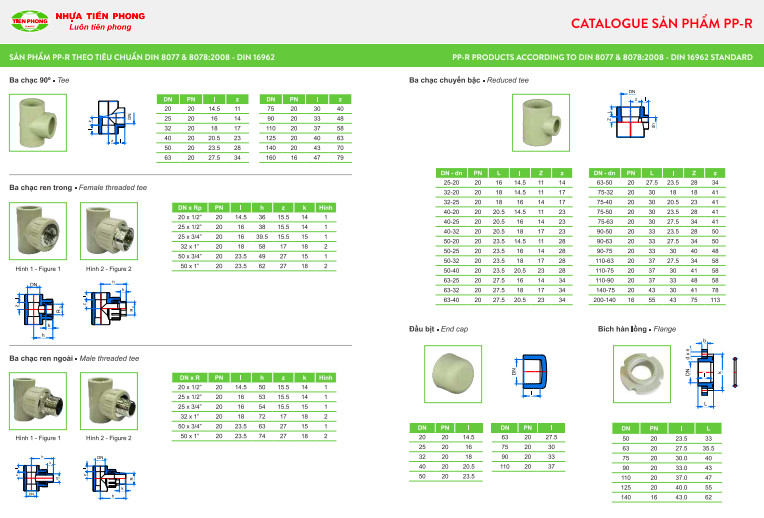 Ống nhựa PPR Tiền Phong Ống nhựa PPR Tiền Phong