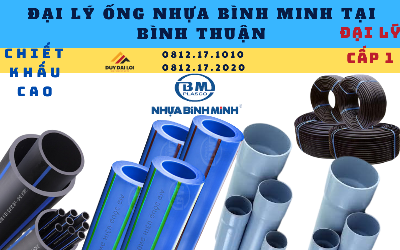 Đại lý ống nhựa Bình Minh tại Bình Thuận Đại lý ống nhựa Bình Minh tại Bình Thuận