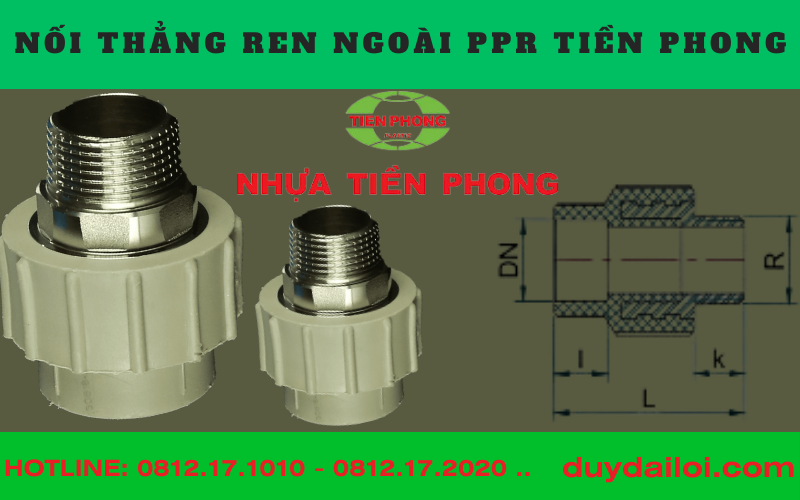 Nối ren ngoài ppr Tiền phong Nối ren ngoài ppr Tiền phong