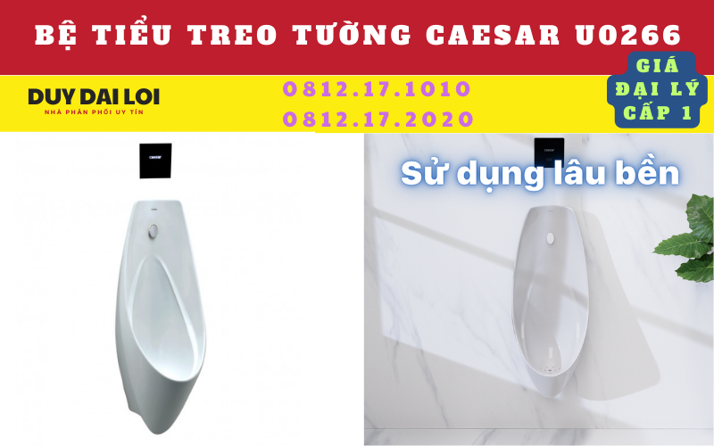Bệ tiểu treo caesar U0266 Bệ tiểu treo caesar U0266