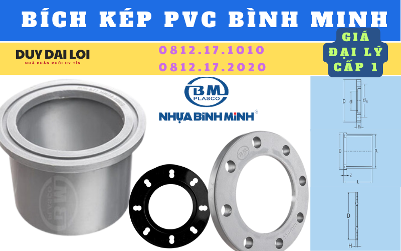 bích kép pvc bình minh bích kép pvc bình minh