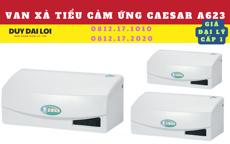 Van xả tiểu cảm ứng caesar A623 Van xả tiểu cảm ứng caesar A623