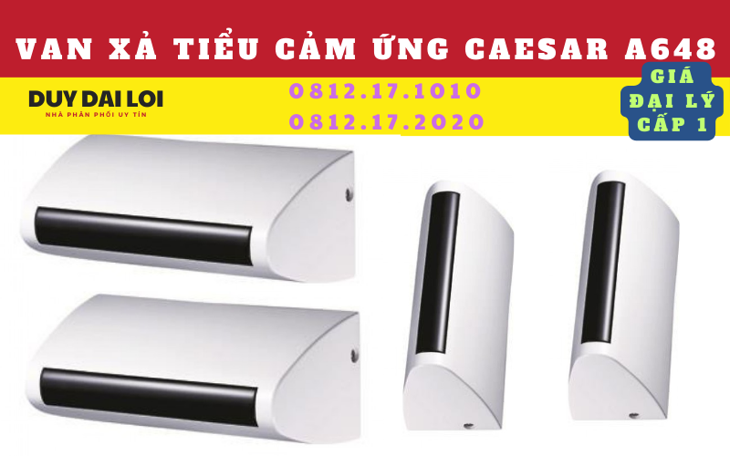 Van xả tiểu cảm ứng caesar A648 Van xả tiểu cảm ứng caesar A648